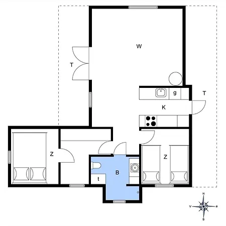 بيت للعطل M283-gedser-faellesdigevej-47